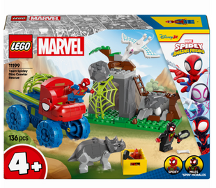Конструктор LEGO Marvel Динозавратный спасательный транспорт команды Паука