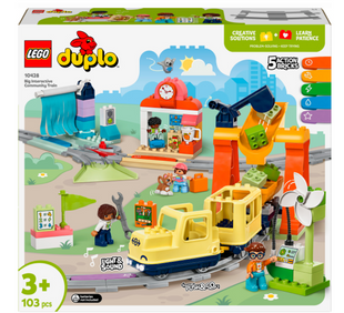 Конструктор LEGO DUPLO Town Большой интерактивный общественный поезд
