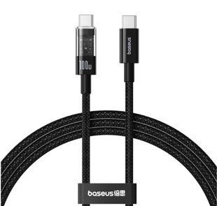 Кабель Baseus Type-C/Type-C 100W 1m (P10373000111-00)черный