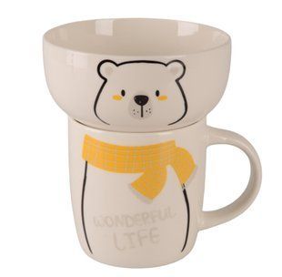 Набір дитячого посуду Limited Edition HAPPY BEAR в упаковці (JSD06)