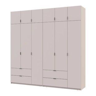 Шафа для одягу Doros Лукас Кашемір 3+3 ДСП 240х50х240 DRS-011713 (42005108)