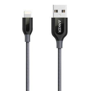 Кабель Anker Powerline+ Lightning - 0.9 м V3 Space Gray
