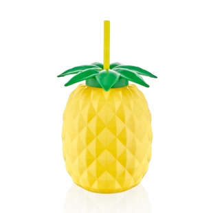 Стакан с трубочкой Qlux Eco Pineapple Bottle