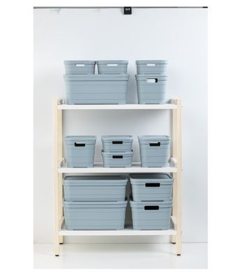 Корзина IDEA HOME 00639 Pyramid Blue 5л