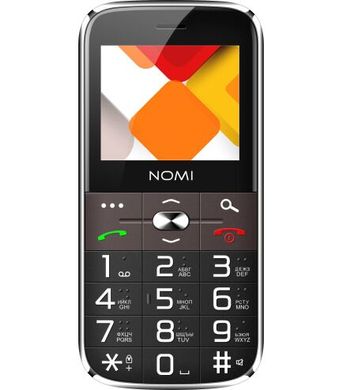 Мобільний телефон Nomi i220 Black (Чорний)