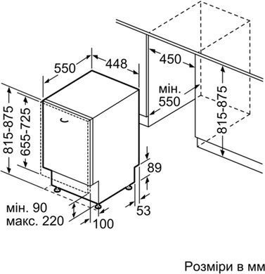 Посудомоечная машина Bosch SRV2IKX10K