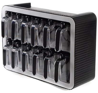 Набір спецівниць Violet House 0440 SPICE BLACK WHITE, 12 шт