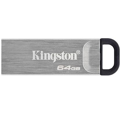 Флеш-пам'ять Kingston DT Kyson 64GB USB 3.2 Silver/Black (DTKN/64GB)