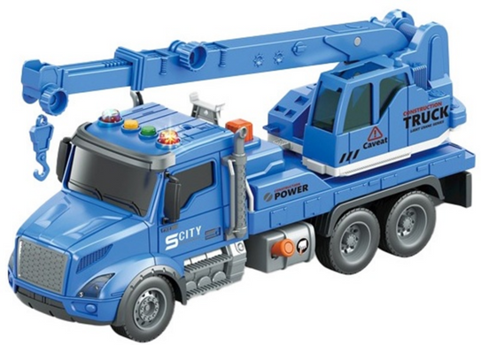 Іграшка CARS S Будівельний кран блакитний 1:14 (CJ-4436958)