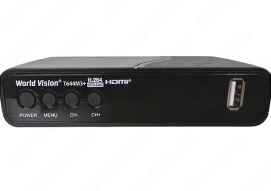 Цифровой эфирный приемник World Vision T644 M3 Plus Fm