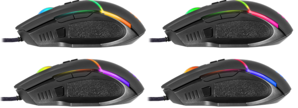 Мышь Defender Warfame GM-880L RGB, 8 кнопок,12800 dpi (52880)