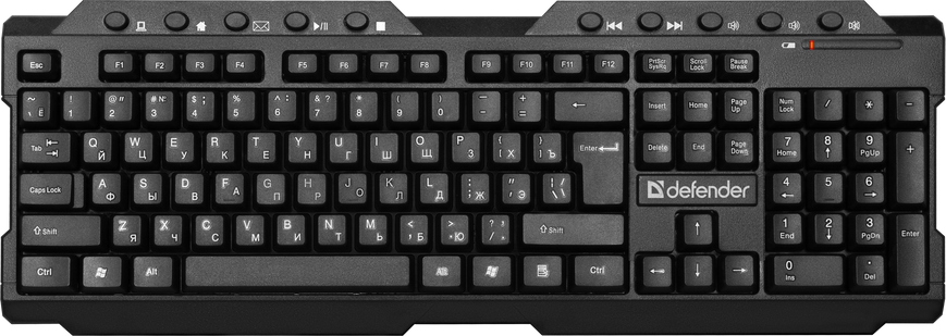 Клавиатура Defender Element HB-195 Black (45195)